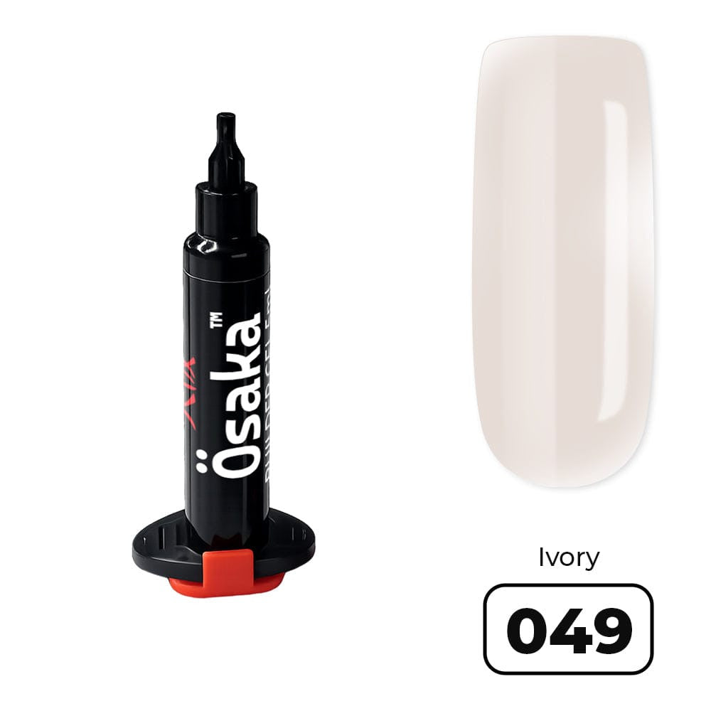TM Osaka Гель для моделирования в шприце, 5 мм, Ivory, 049