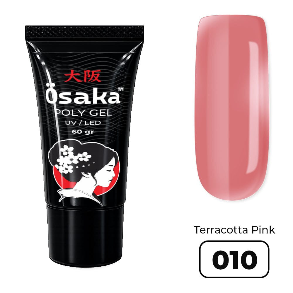 TM Osaka, Polygel Tube 60 gr, Terracotta pink 010