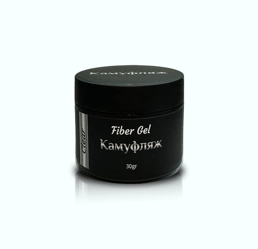 Fiber gel от фирмы Камуфляж.  30 гр-прозрачный.