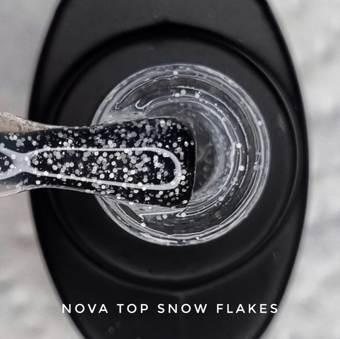 Nova Top - Snow , 12 ml, Wipe Off