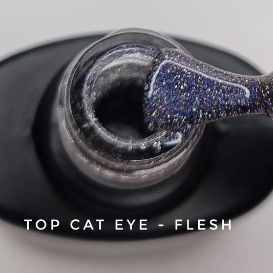 Top - Cat eye- Flesh , 15 ml, Wipe Off