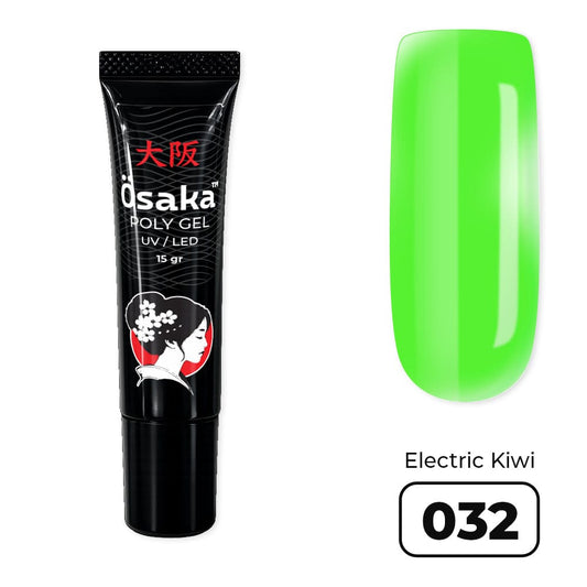 PolyGel Tube -Electric Kiwi 032   - 15 gr Osaka