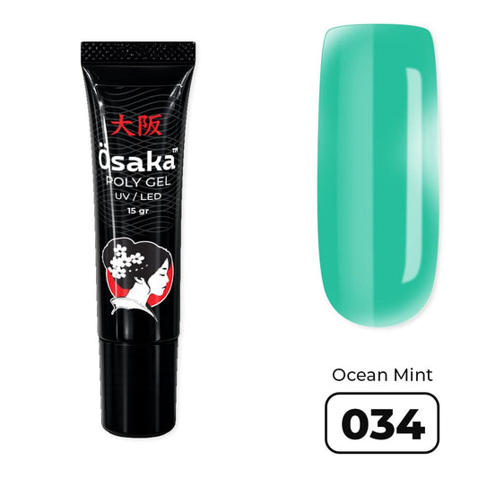 PolyGel Tube -Ocean Mint 034 - 15 gr Osaka