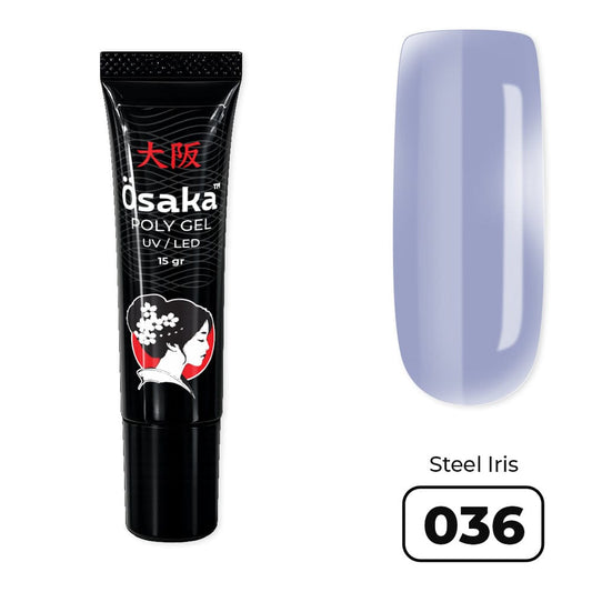 PolyGel Tube -Steel Iris  036  - 15 gr Osaka