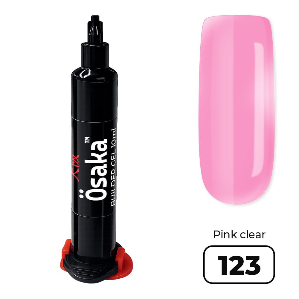 TM Osaka Гель для моделирования в шприце, 5 мм, Pink Clear, 123