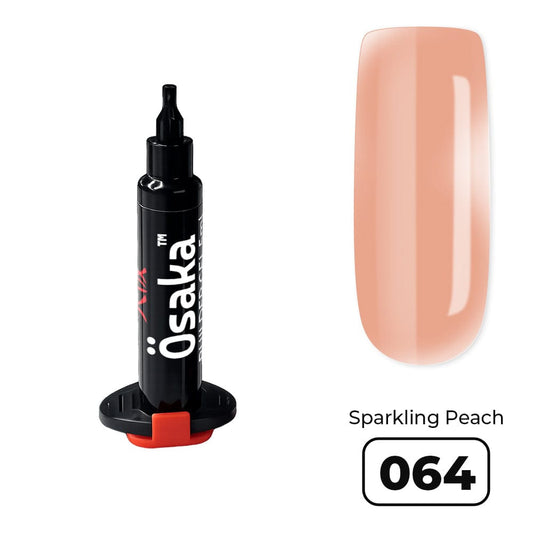 TM Osaka Гель для моделирования в шприце, 5 мм, Sparkling Peach, 064