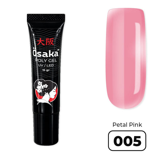TM Osaka, Polygel Tube 15 gr, Petal Pink 005