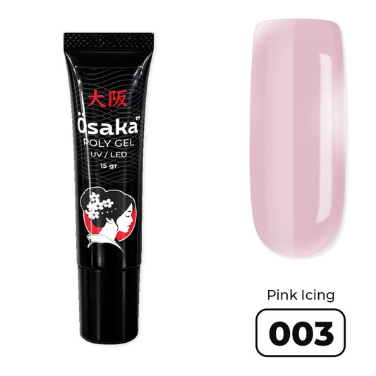 TM Osaka, Polygel Tube 15 gr, Pink Ocing 003