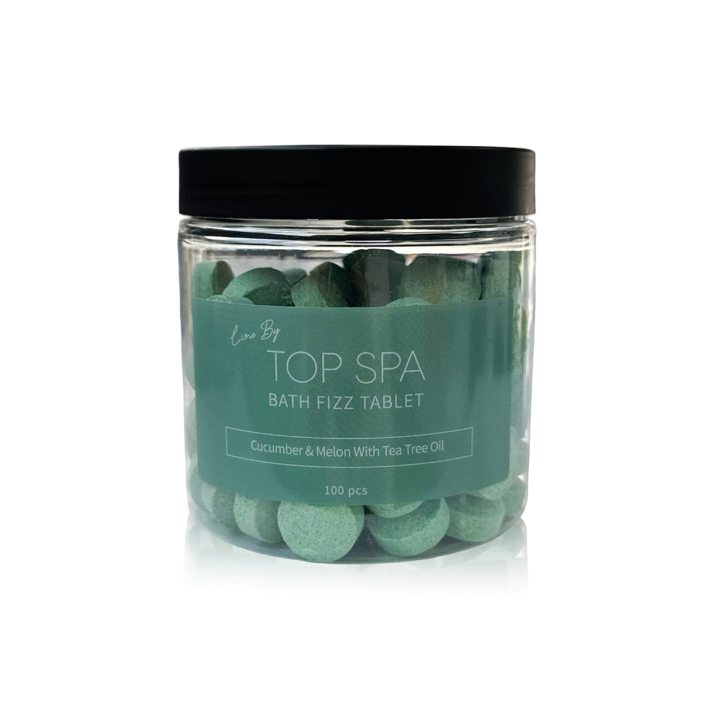 Бомбочка для ванны, 100штук , Deox Foot Soak & Bath Fizz, огуречная дыня