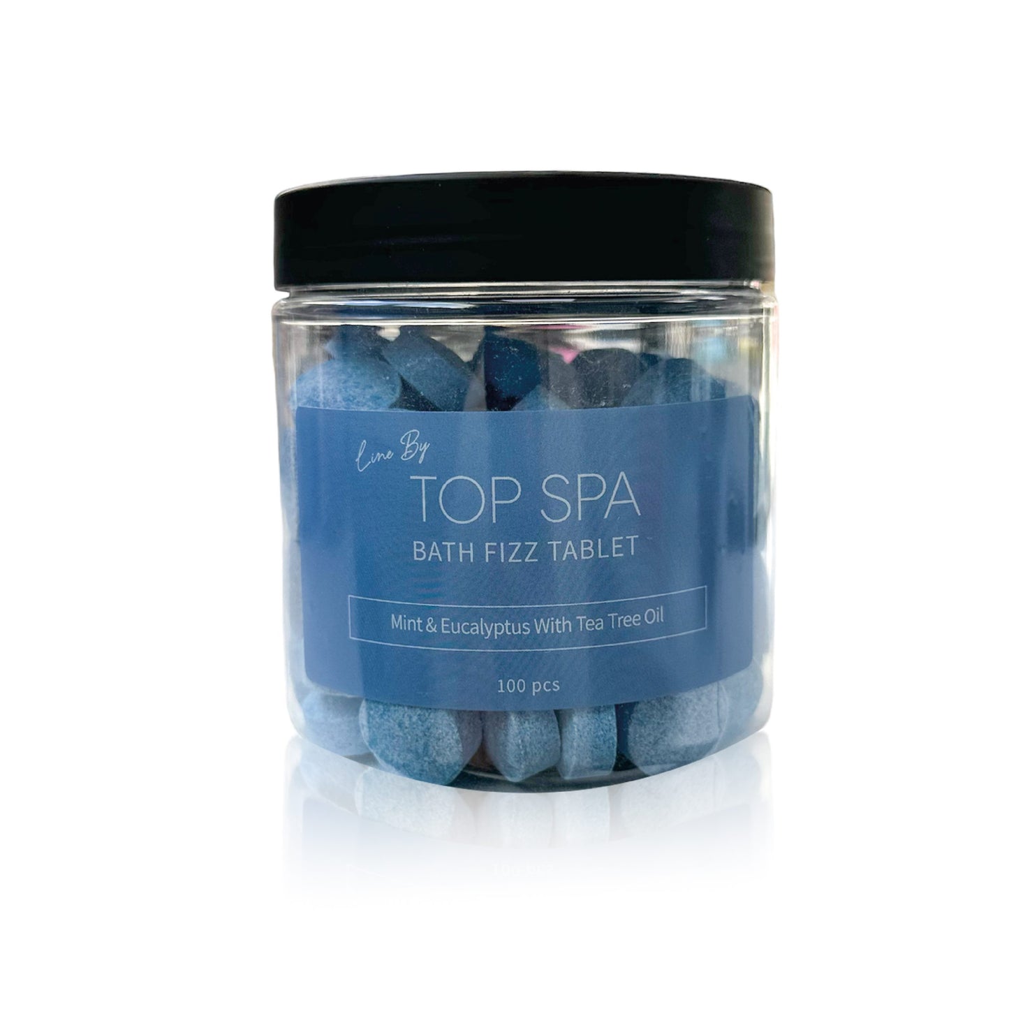 TOP-SPA Бомбочка для ванны, 100штук , Deox Foot Soak & Bath Fizz, Эвкалипт и мята